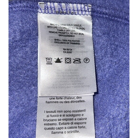 Columbia Purple Fleece Jacket Kids Youth Size Medium (10-12) - Picture 5 of 8